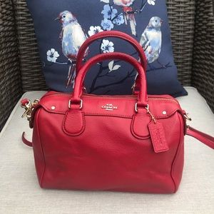 BNWT! Coach MINI BENNETT SATCHEL IN PEBBLE LEATHER